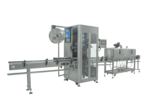 Fully Automatic Servo-Driven Sleeve Labeling & Shrinking Machine for Bottles & Caps-2