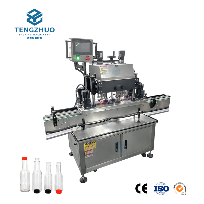Fully Automatic Double-Head Clamp-Type Capping Machine (Manual Cap Loading)