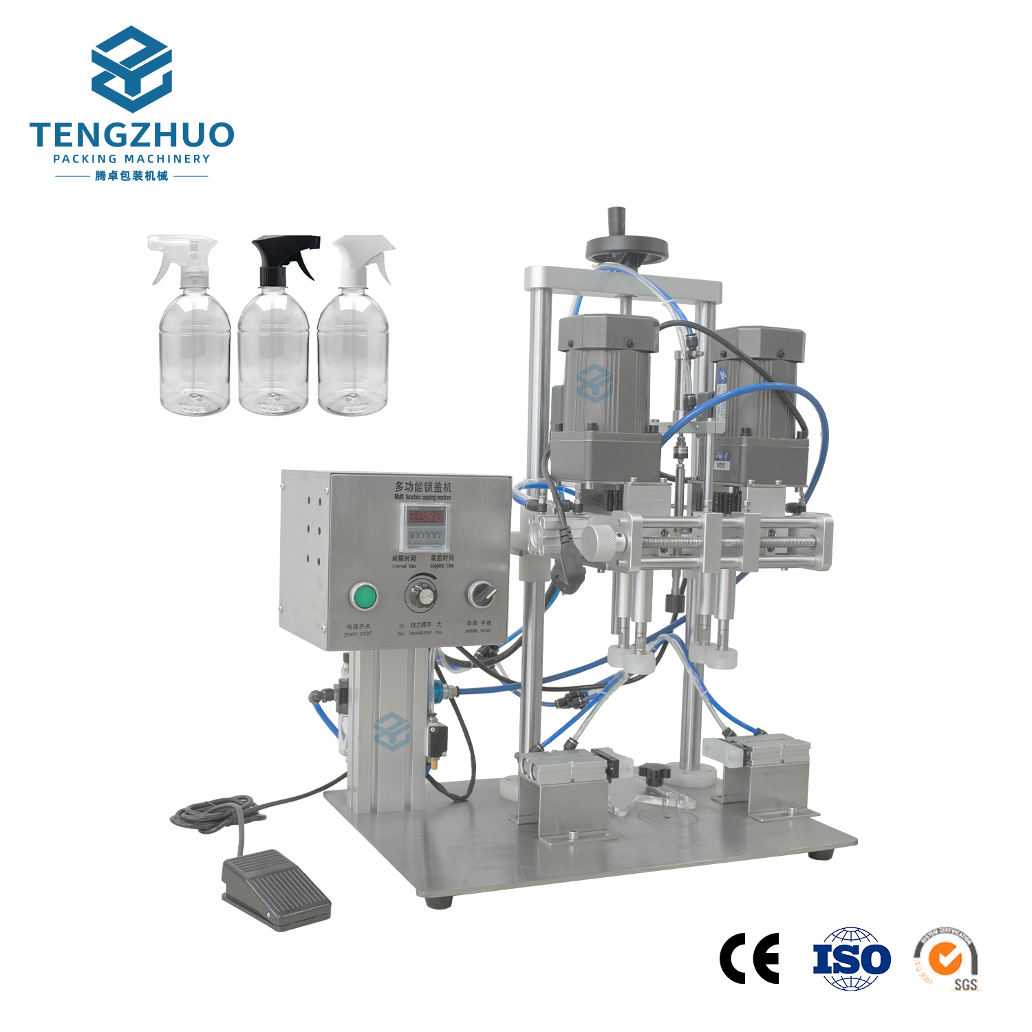 Benchtop Semi-Automatic Cap Sealing Machine