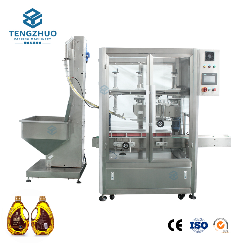 Fully automatic crawler-type capping machine