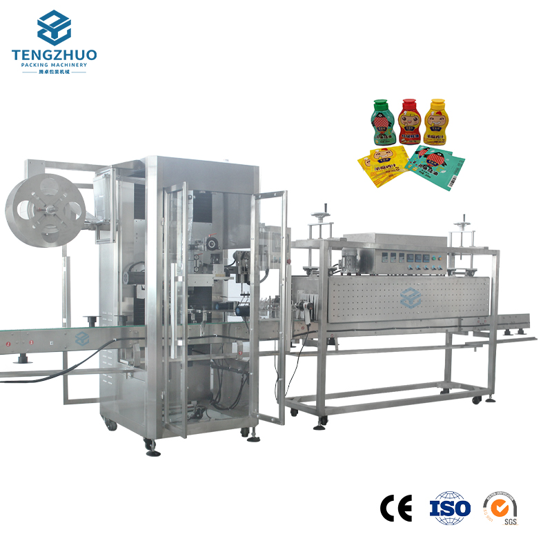 Fully automatic sleeve label electric heat shrink machine