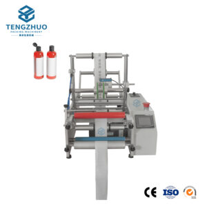 Semi-automatic desktop labeling machine