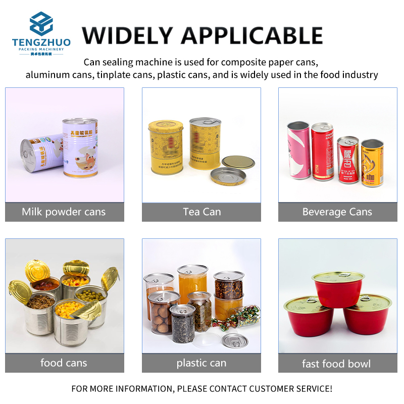 Semi-automatic can sealing machine