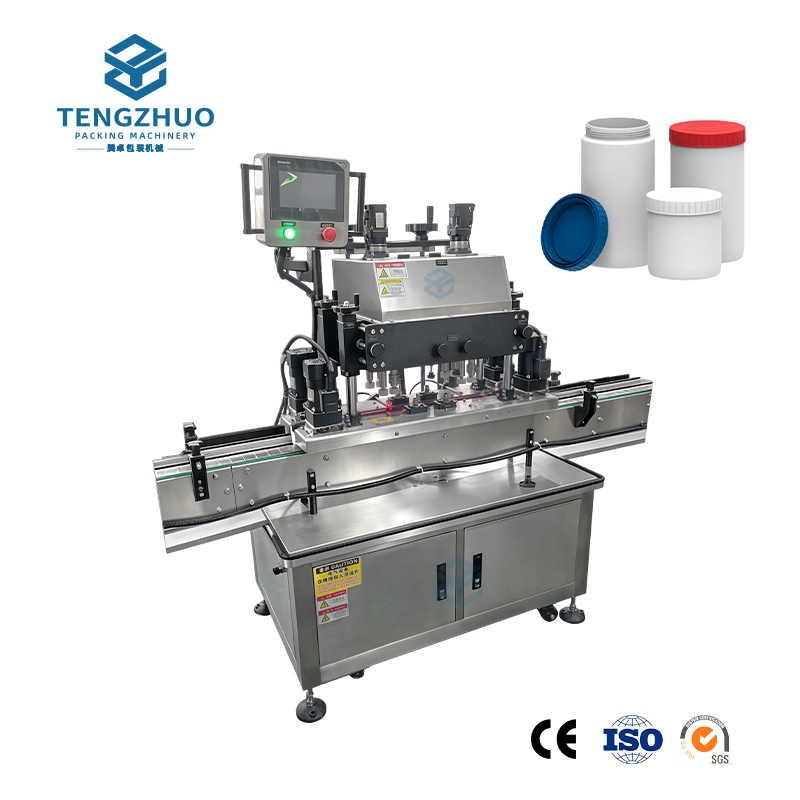Fully Automatic Double-Head Clamp-Type Capping Machine (Manual Cap Loading)