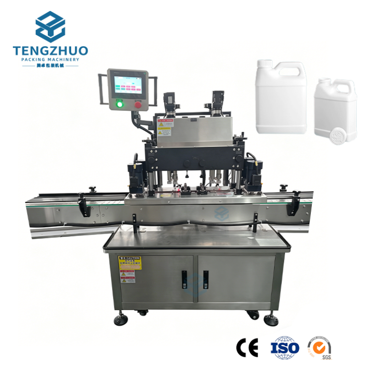 Fully Automatic Double-Head Clamp-Type Capping Machine (Manual Cap Loading)