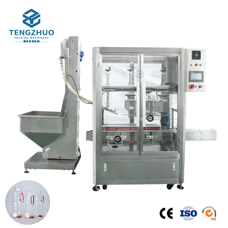Fully automatic crawler-type capping machine