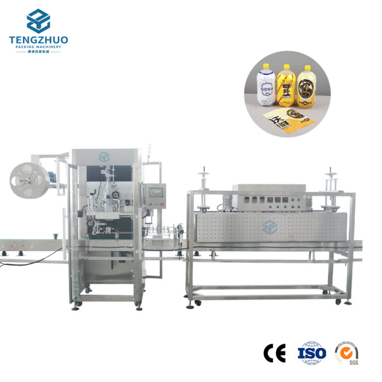 Fully automatic sleeve label electric heat shrink machine