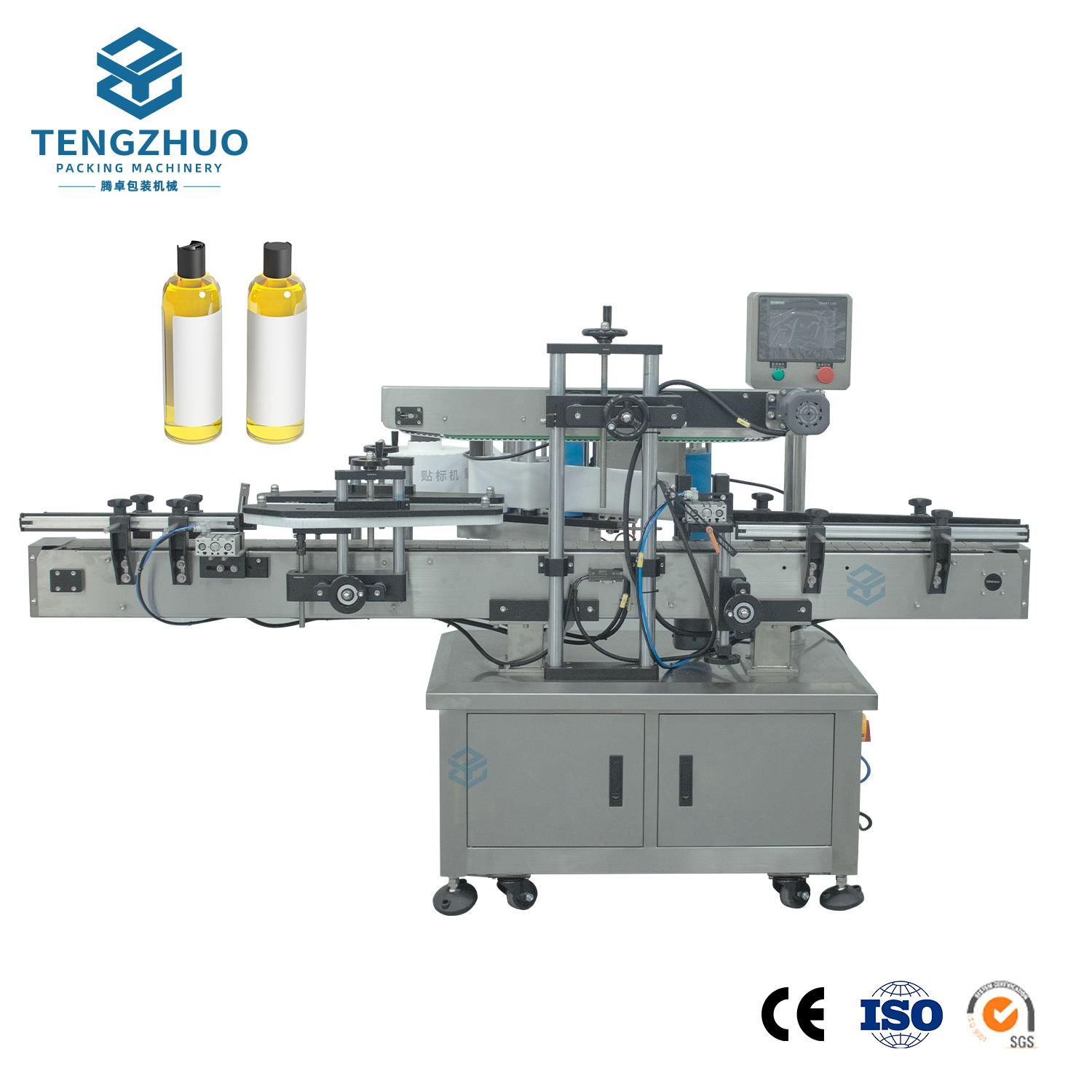 Fully Automatic Single-Side Round Bottle Labeling Machine