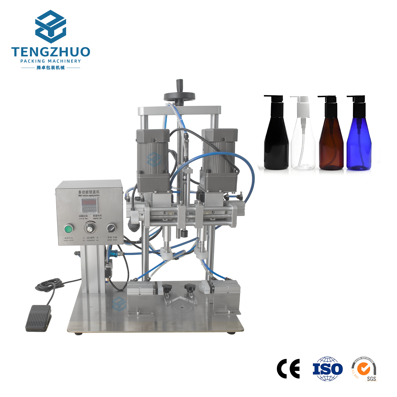 Benchtop Semi-Automatic Cap Sealing Machine