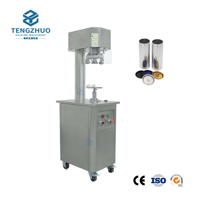 Semi-automatic can sealing machine