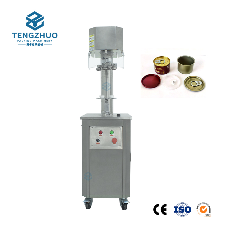 Semi-automatic can sealing machine