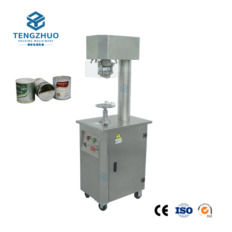 Semi-automatic can sealing machine