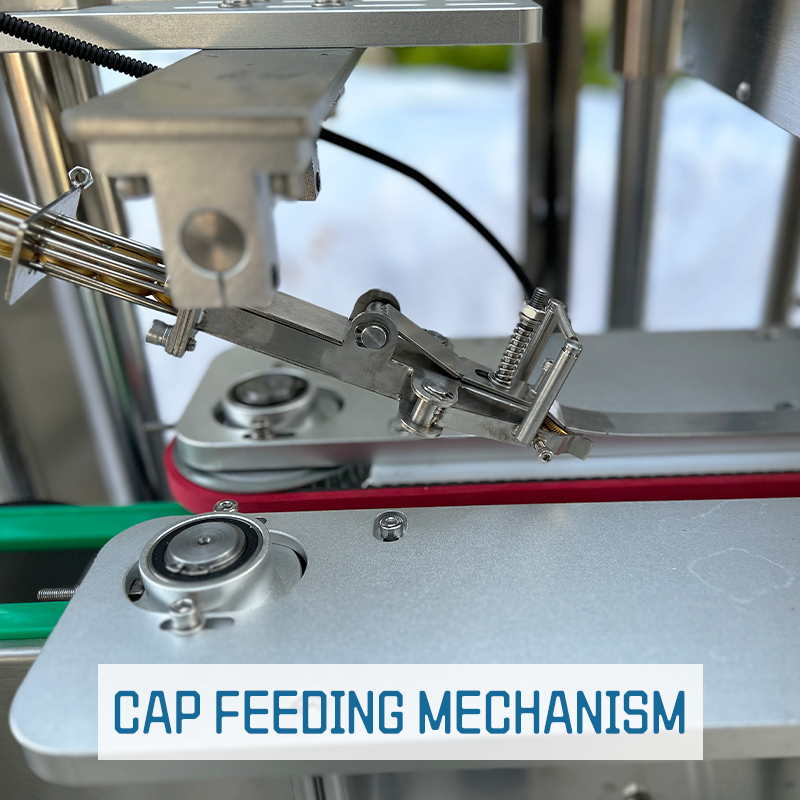 Fully Automatic Single-Head Clamp-Type Capping Machine (with Automatic Cap Feeding)