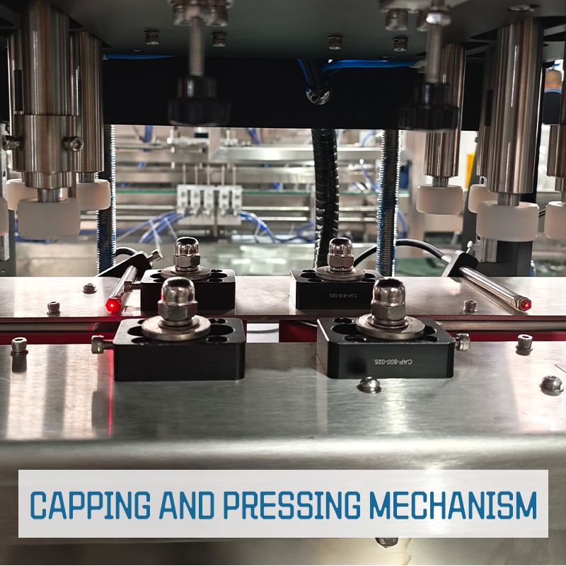 Fully Automatic Double-Head Clamp-Type Capping Machine (Manual Cap Loading)