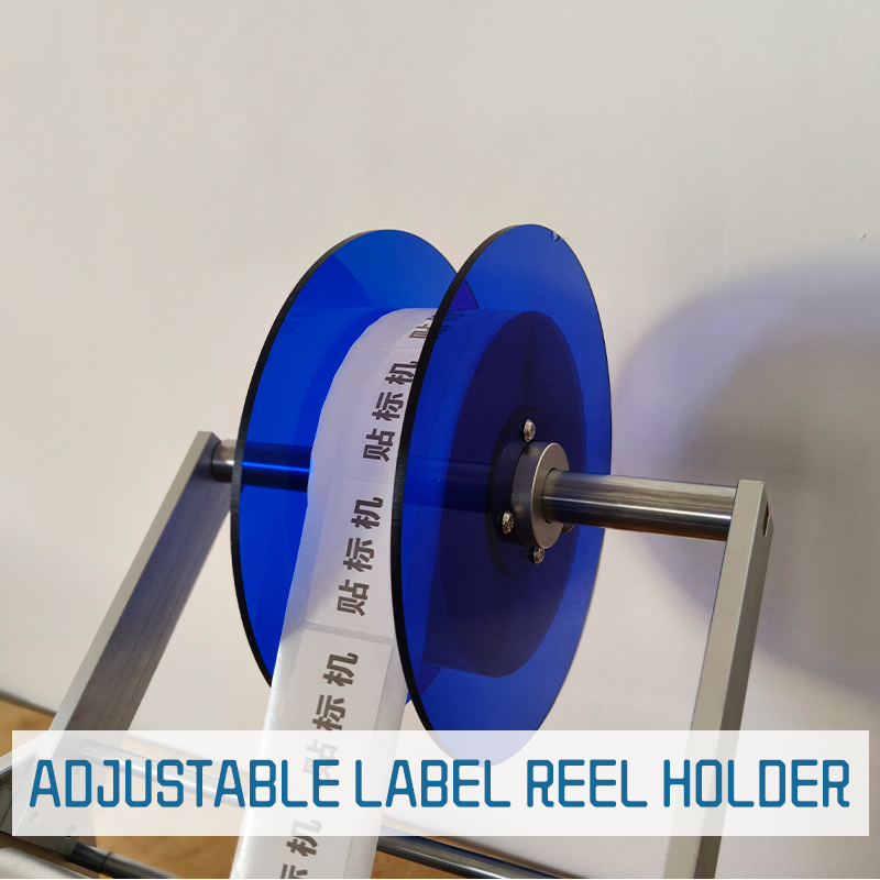 Semi-automatic desktop labeling machine