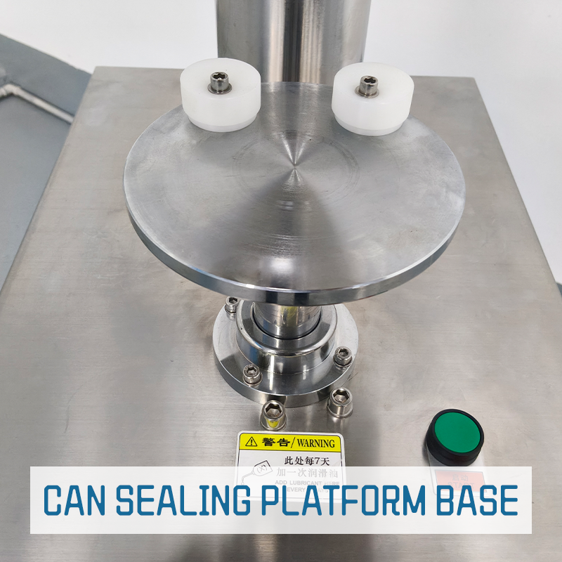Semi-automatic can sealing machine