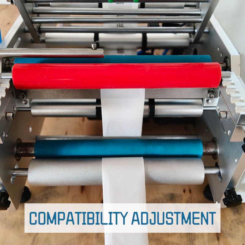 Semi-automatic desktop labeling machine