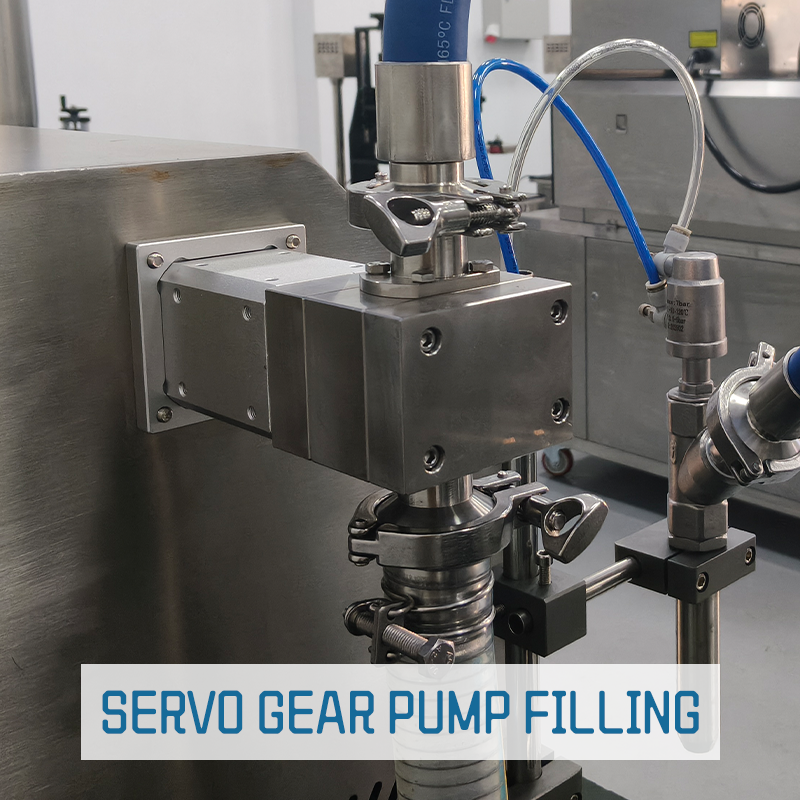 Single-head semi-automatic desktop smart filling machine