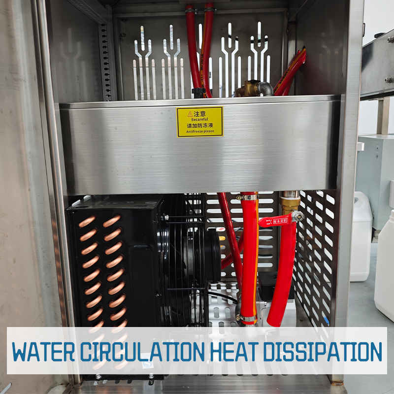 Water-cooled aluminum foil sealing machine