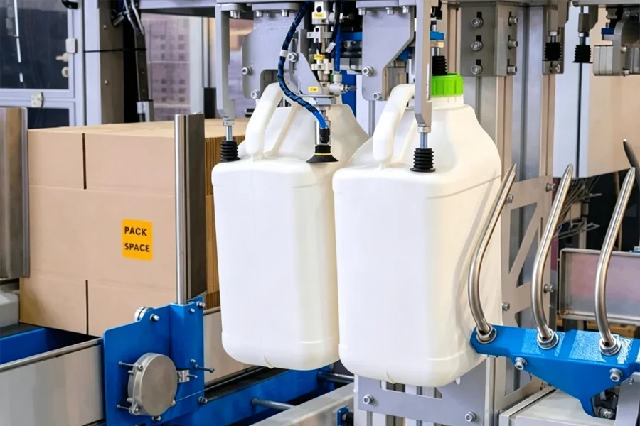 Corrosion-resistant filling and capping equipment for heavy-duty chemical applications