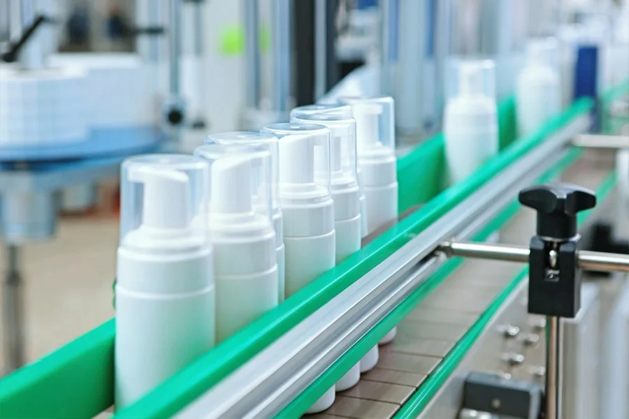 Precision filling and labeling systems for cosmetics, lotions, and daily care products