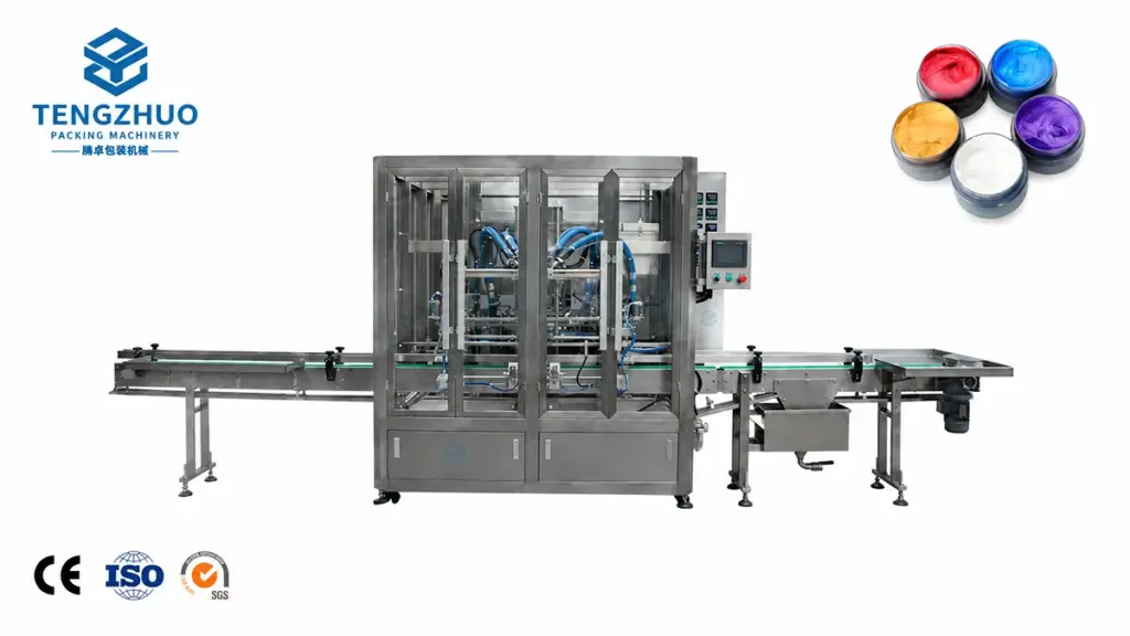 Automatic filling machine for packaging production