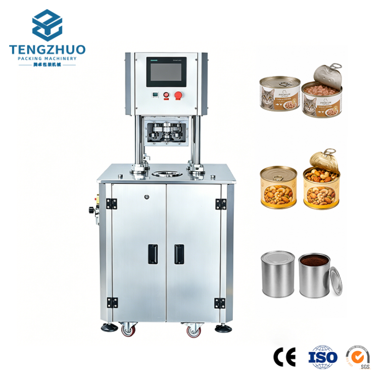 Semi-automatic vacuum can-sealing machine