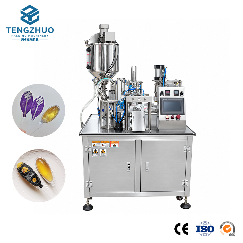 Automatic Rotary Honey Spoon Liquid filling heat sealing machine(2 spoons)(For premade foil)