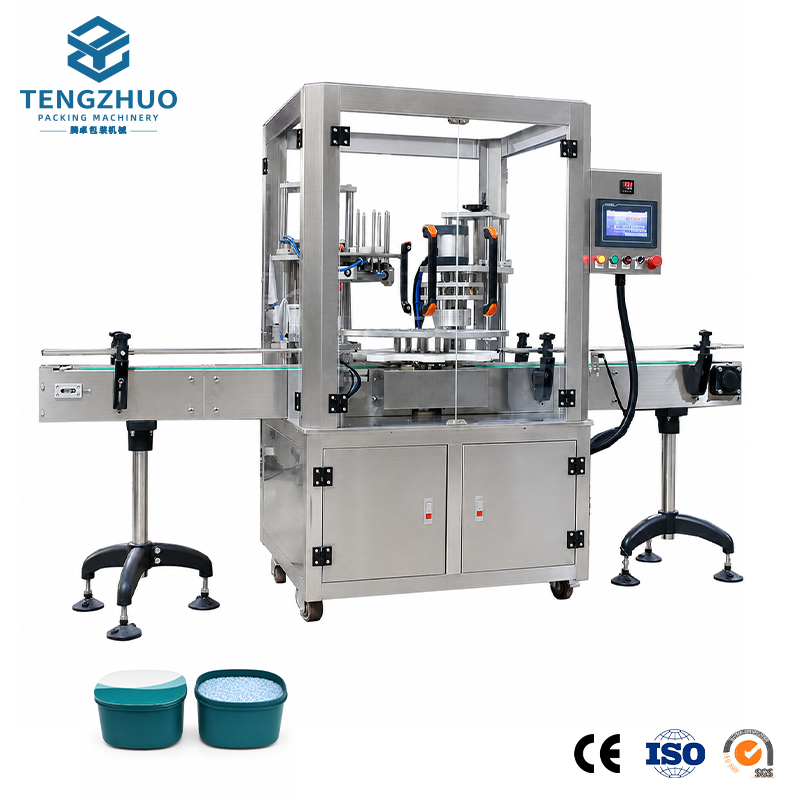 Rotary Single-head Premade Sheet Film Heat Sealing Machine (with Acrylic Safety Door)