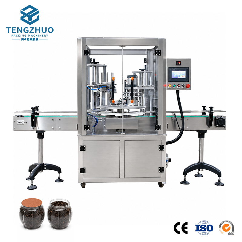 Rotary Single-head Premade Sheet Film Heat Sealing Machine (with Acrylic Safety Door)