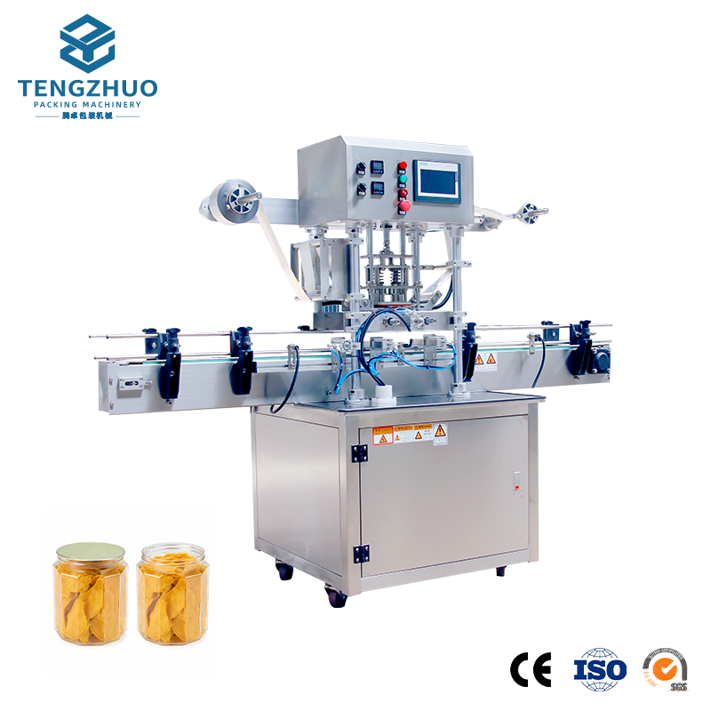Automatic Linear Double Heads Roll Film Heat Sealing Machine