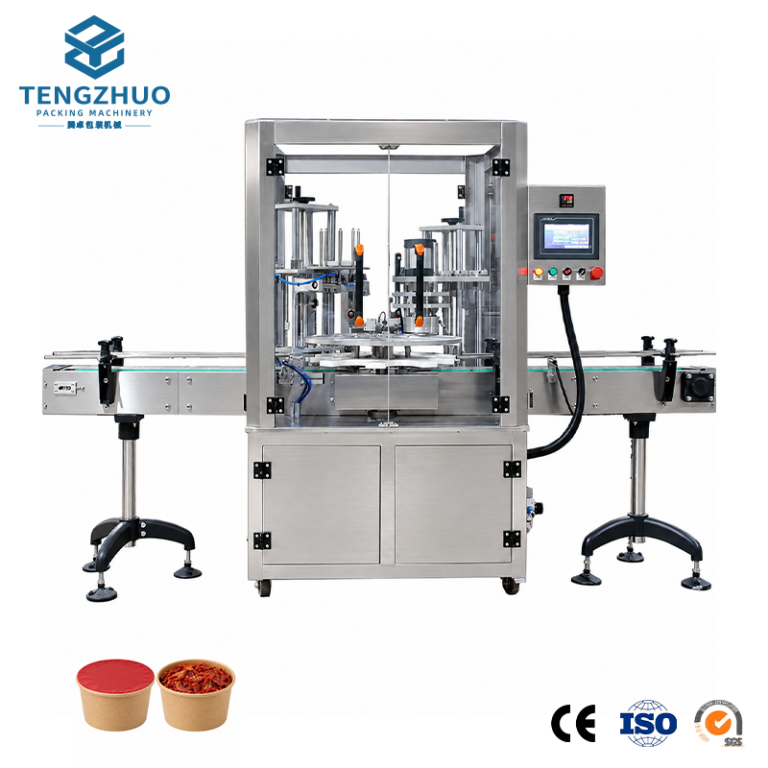 Rotary Single-head Premade Sheet Film Heat Sealing Machine (with Acrylic Safety Door)