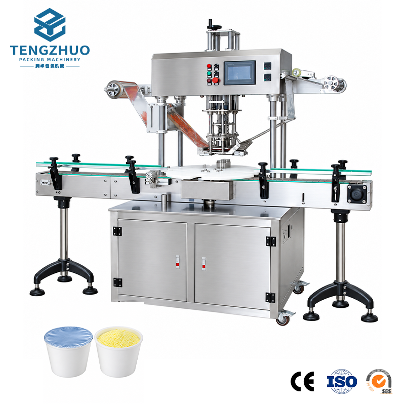 Automatic Rotary Double Heads Roll Film Heat Sealing Machine