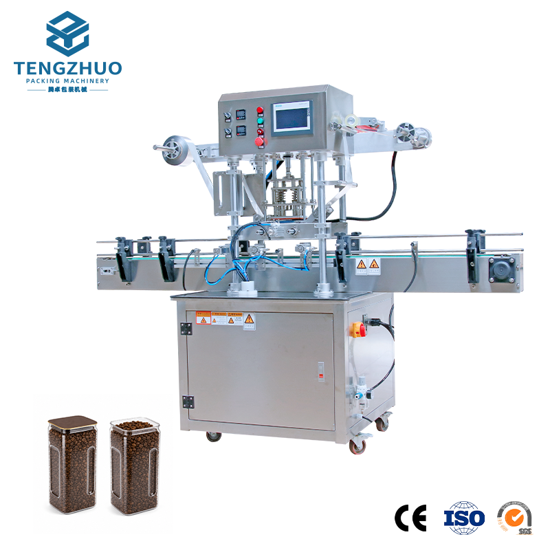 Automatic Linear Double Heads Roll Film Heat Sealing Machine