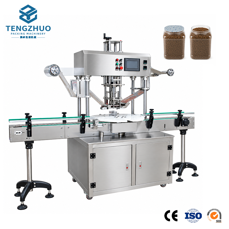 Automatic Rotary Double Heads Roll Film Heat Sealing Machine