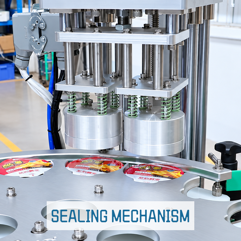 Rotary Single-head Premade Sheet Film Heat Sealing Machine (with Acrylic Safety Door)