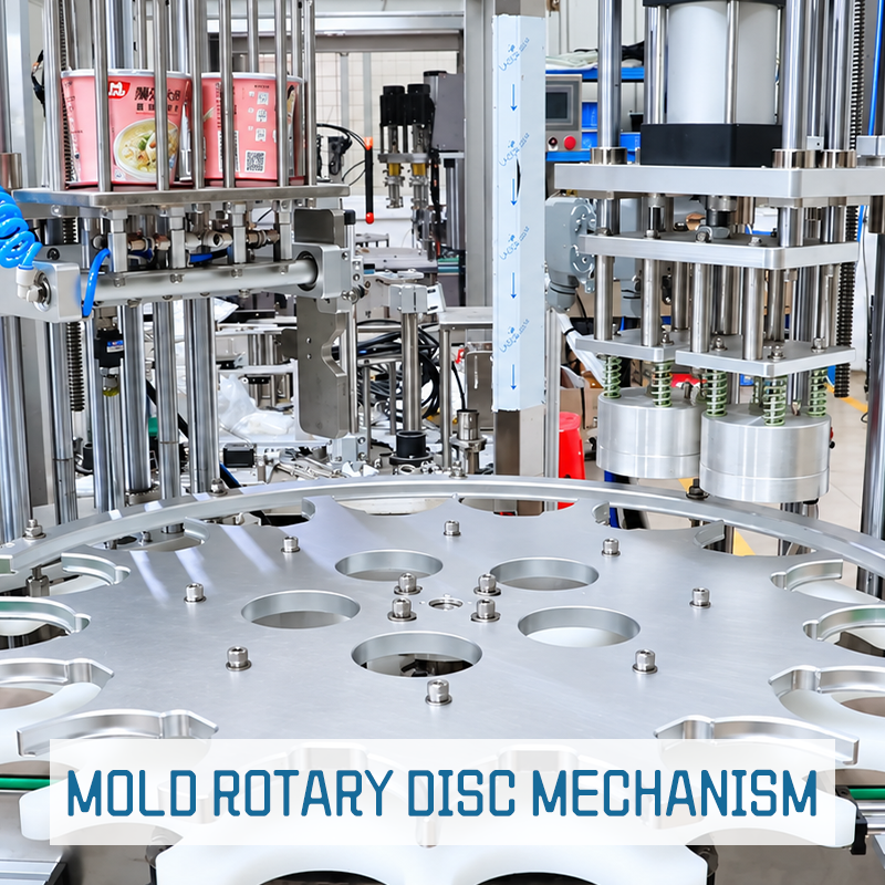 Rotary Single-head Premade Sheet Film Heat Sealing Machine (with Acrylic Safety Door)