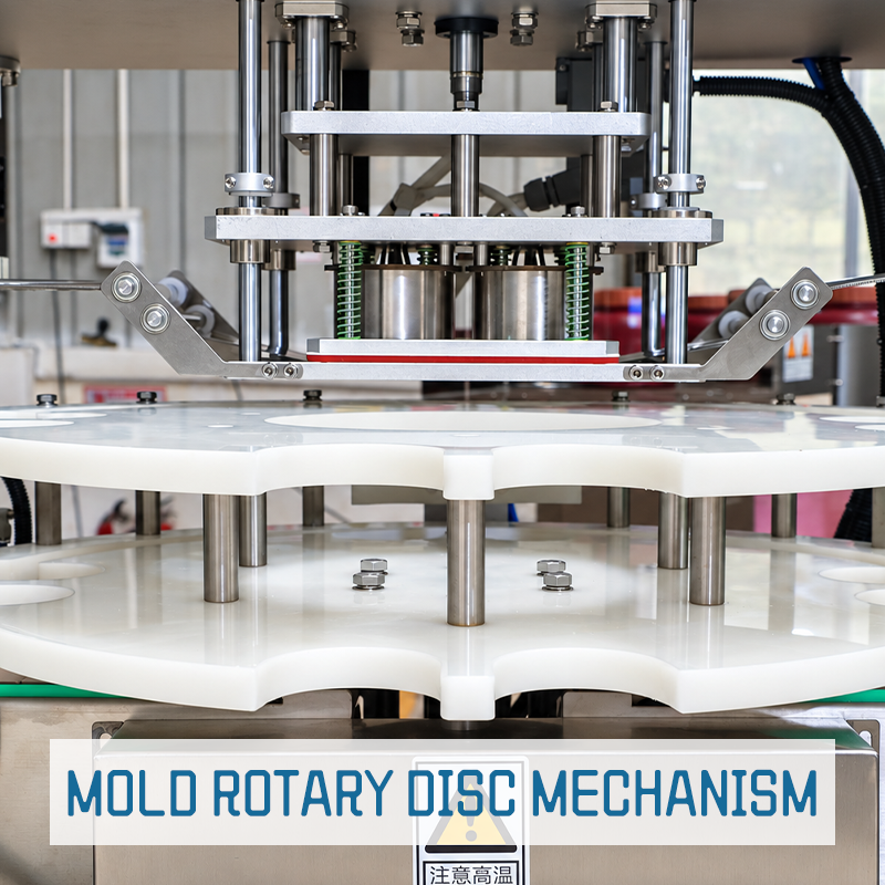 Automatic Rotary Double Heads Roll Film Heat Sealing Machine